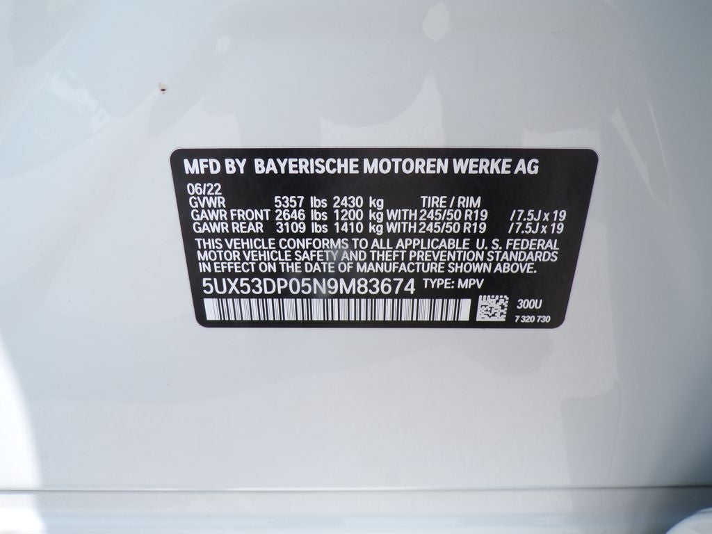 2022 BMW X3 xDrive30i