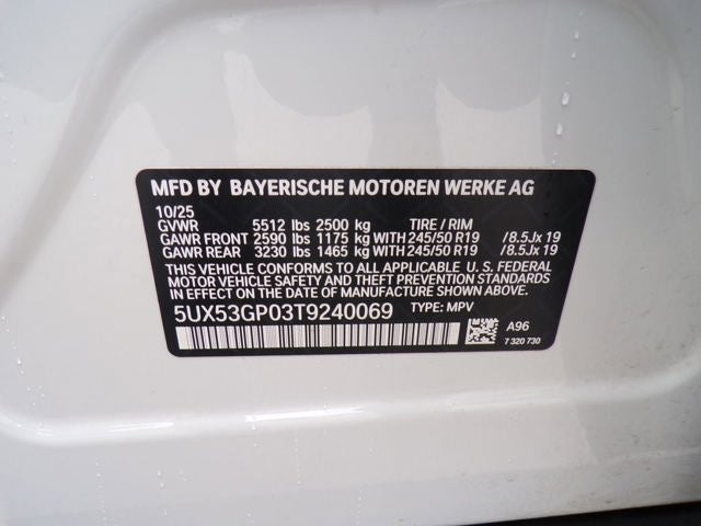 2026 BMW X3 30 xDrive