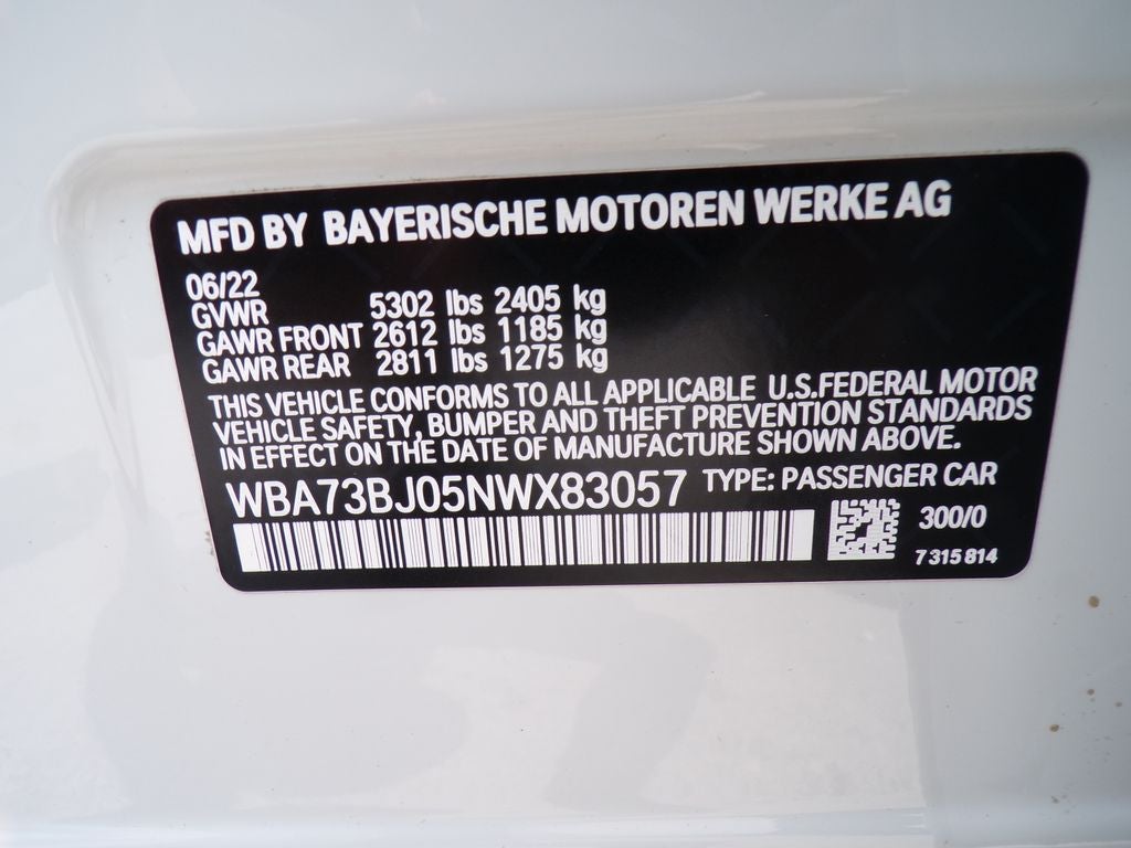 2022 BMW 540i 540i xDrive
